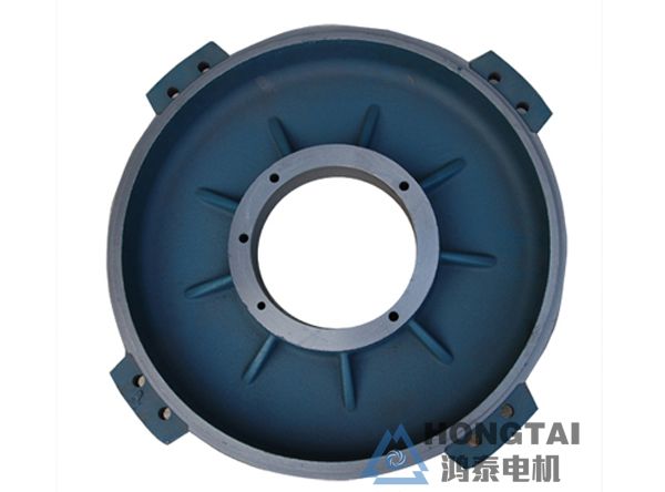 YE2-132M2-6电机端盖-铸铁-卧式平式-前后端盖-驱动端盖